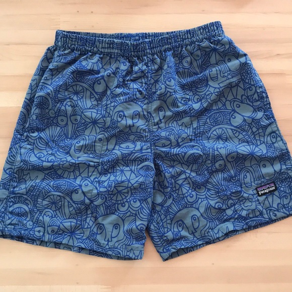 boys patagonia swim trunks